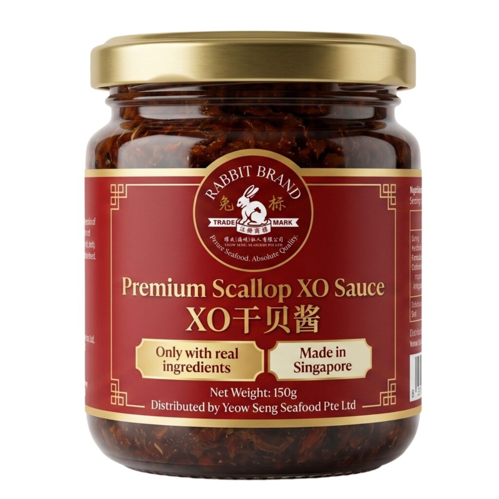 Scallop XO sauce in a bottle